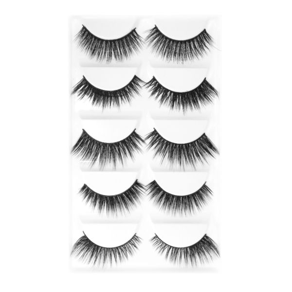 LASHtease Wickedly Divine synthetic Mink Faux Lashes 5-pair kit