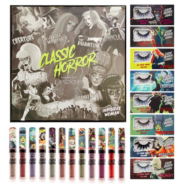 Classic Horror Lash and Lip Collection